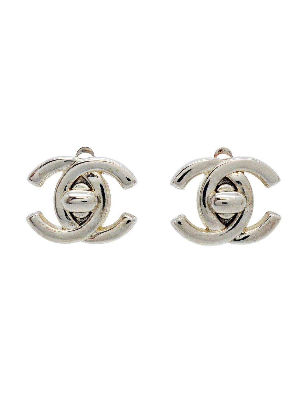 Chanel Cc Logo Turnlock Clip-On #343175C67B